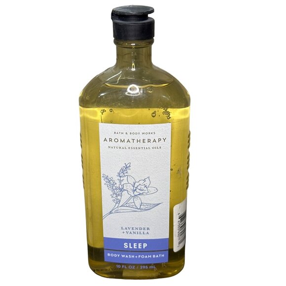Bath & Body Works Aromatherapy Essential Oils Body Wash + Foam Bath 10 Oz - Picture 1 of 5